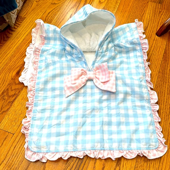 busy bees smock Swim Busy Bees Smocks Light Blue Check And Pink